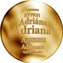 Česká jména - Adriana - zlatá medaile