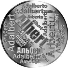 Česká jména - Albert - velká stříbrná medaile 1 Oz