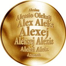 Česká jména - Alexej - zlatá medaile