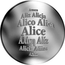Česká jména - Alice - stříbrná medaile