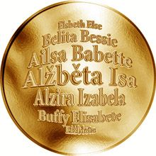 Česká jména - Alžběta - zlatá medaile