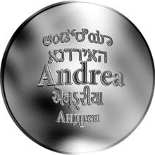 Česká jména - Andrea - stříbrná medaile