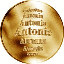 Česká jména - Antonie - zlatá medaile