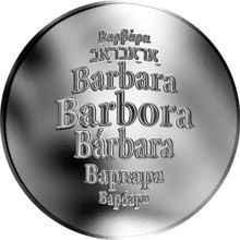 Česká jména - Barbora - stříbrná medaile