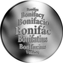 Česká jména - Bonifác - velká stříbrná medaile 1 Oz