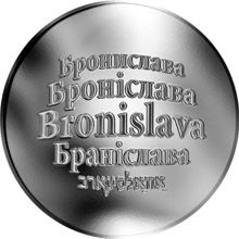 Česká jména - Bronislava - stříbrná medaile