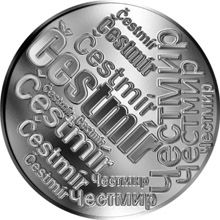 Česká jména - Čestmír - velká stříbrná medaile 1 Oz