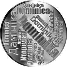 Česká jména - Dominika - velká stříbrná medaile 1 Oz