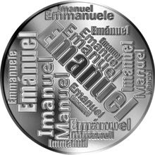 Česká jména - Emanuel - velká stříbrná medaile 1 Oz