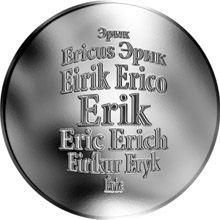 Česká jména - Erik - stříbrná medaile