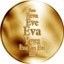 Česká jména - Eva - zlatá medaile