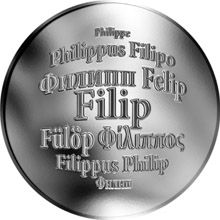 Česká jména - Filip - stříbrná medaile