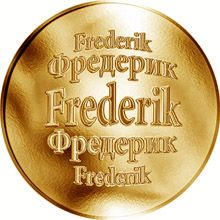 Slovenská jména - Frederik - zlatá medaile