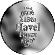 Česká jména - Havel - stříbrná medaile