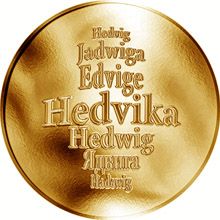 Česká jména - Hedvika - zlatá medaile