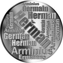 Česká jména - Heřman - velká stříbrná medaile 1 Oz