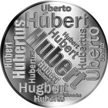 Česká jména - Hubert - velká stříbrná medaile 1 Oz