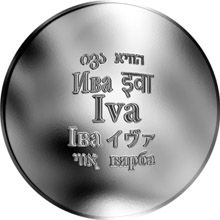 Česká jména - Iva - stříbrná medaile