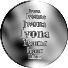 Česká jména - Ivona - stříbrná medaile