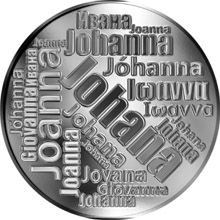 Česká jména - Johana - velká stříbrná medaile 1 Oz