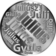 Česká jména - Julius - velká stříbrná medaile 1 Oz