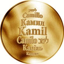 Česká jména - Kamil - zlatá medaile