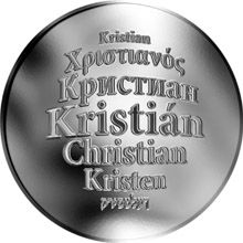 Česká jména - Kristián - stříbrná medaile