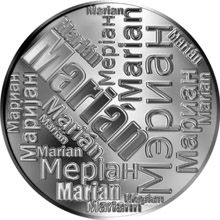 Česká jména - Marián - velká stříbrná medaile 1 Oz