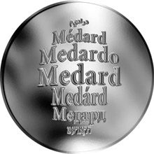 Česká jména - Medard - stříbrná medaile