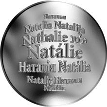 Česká jména - Natálie - velká stříbrná medaile 1 Oz