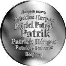 Česká jména - Patrik - velká stříbrná medaile 1 Oz