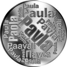 Česká jména - Pavla - velká stříbrná medaile 1 Oz