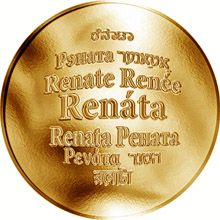 Česká jména - Renáta - zlatá medaile