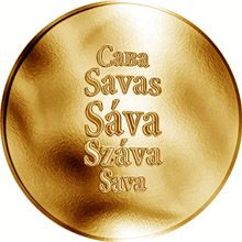 Česká jména - Sáva - zlatá medaile