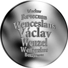 Česká jména - Václav - velká stříbrná medaile 1 Oz