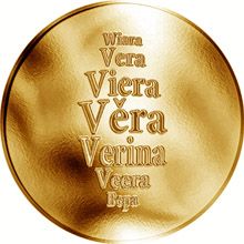 Česká jména - Věra - zlatá medaile