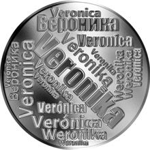 Česká jména - Veronika - velká stříbrná medaile 1 Oz