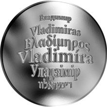 Česká jména - Vladimíra - velká stříbrná medaile 1 Oz