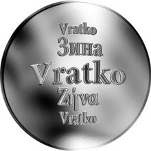 Slovenská jména - Vratko - stříbrná medaile