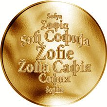 Česká jména - Žofie - zlatá medaile
